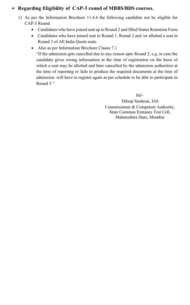 PankajPipada's tweet photo. There are lakhs of students affected &amp; their future is at stake. Hence request your urgent intervention
Enclosed: Both the notices from State MBBS CAP Round and MCC resignation notice are attached for your ready reference
#NEET #medicaleducation https://t.co/9gxkt6aX8K