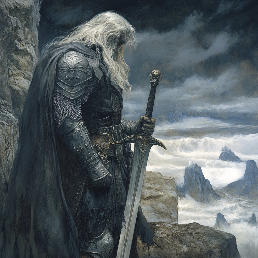 1789Johnson's tweet photo. Warrior's Vigil
#AIArt #AIFantasyArt #AIArtCommunity #Art #DigitalArt
#WarriorAtDawn #EpicJourney #SolitudeAndStrength #SwordBearer #KnightInArmor #DarkFantasy #StormyHorizon #MysticalHero #LegendaryBlade #ElderWarrior https://t.co/G9ZJzRx5us