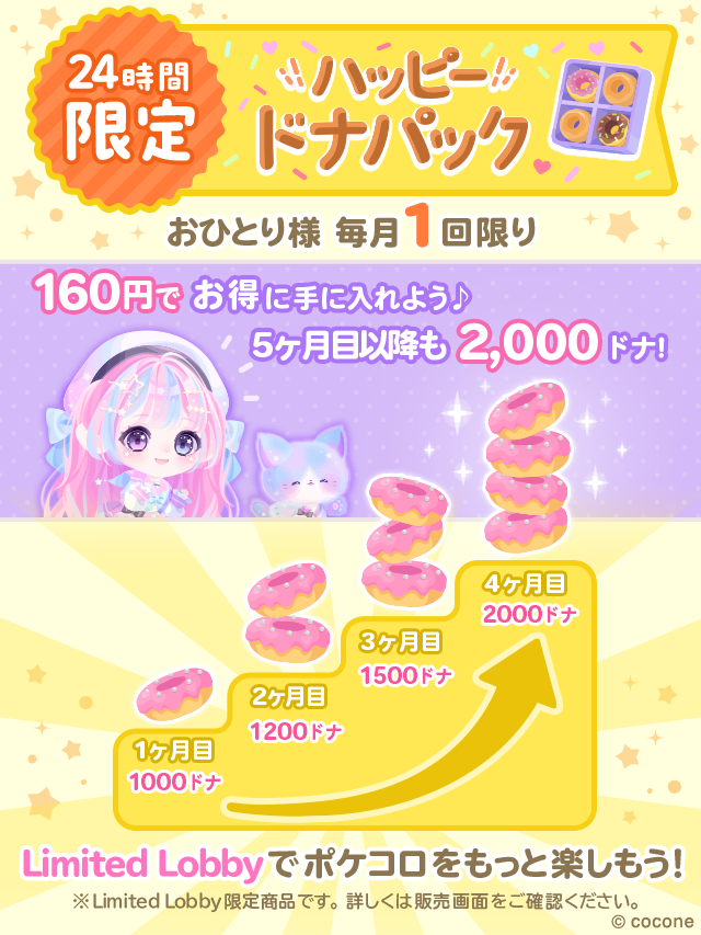 ☆Limited Lobby限定☆ ハッピードナパック