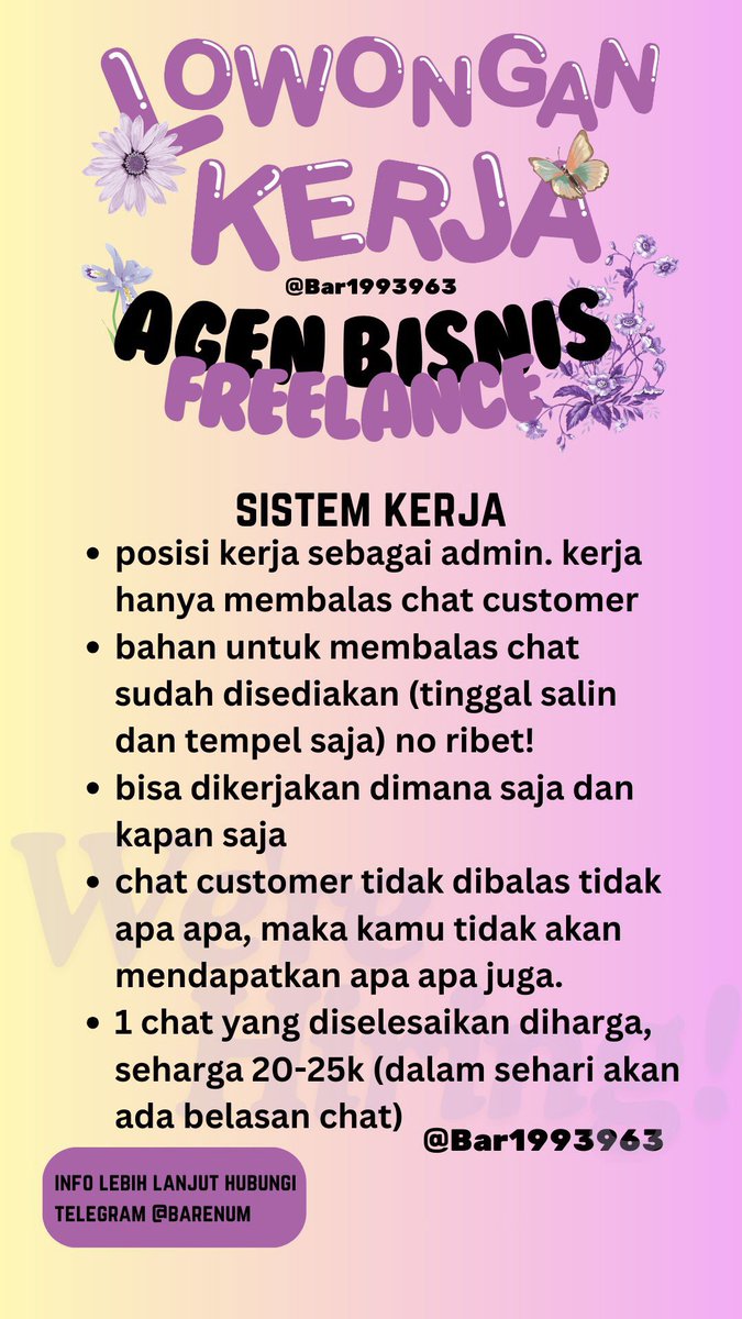Bar1993963's tweet photo. yakali kalah sama anak umur belasan udh dpt hasil sendiri!! modal ribuan jadi jutaan! 🫣🔥 #ZonaBA #Zonajajan #Zonauang #freelance #agenbisnis https://t.co/FCMY8s97B2