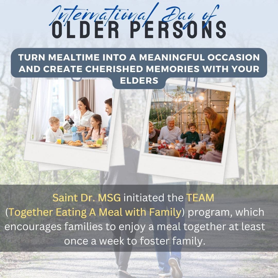jyotiin33898735's tweet photo. It is our duty to take care our elders. Let's take a vow to care oue seniors on this #InternationalDayOfOlderPersons. Saint Dr MSG started CARE campaign in which his devotees monthly go to old age homes and spend quality time with them. https://t.co/iHiodUHJMZ