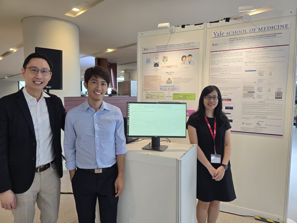 Great to see <a href="/LorenLaine2/">Loren Laine</a> <a href="/SLChung_MD/">Sunny</a> &amp; <a href="/dlshung/">Dennis Shung</a> collaborating with Dr. Sung &amp; colleagues <a href="/NTUsg/">NTU Singapore</a> on the Centre of #AI in Medicine! Impactful work in the future of medicine. 🤖💻 🏥