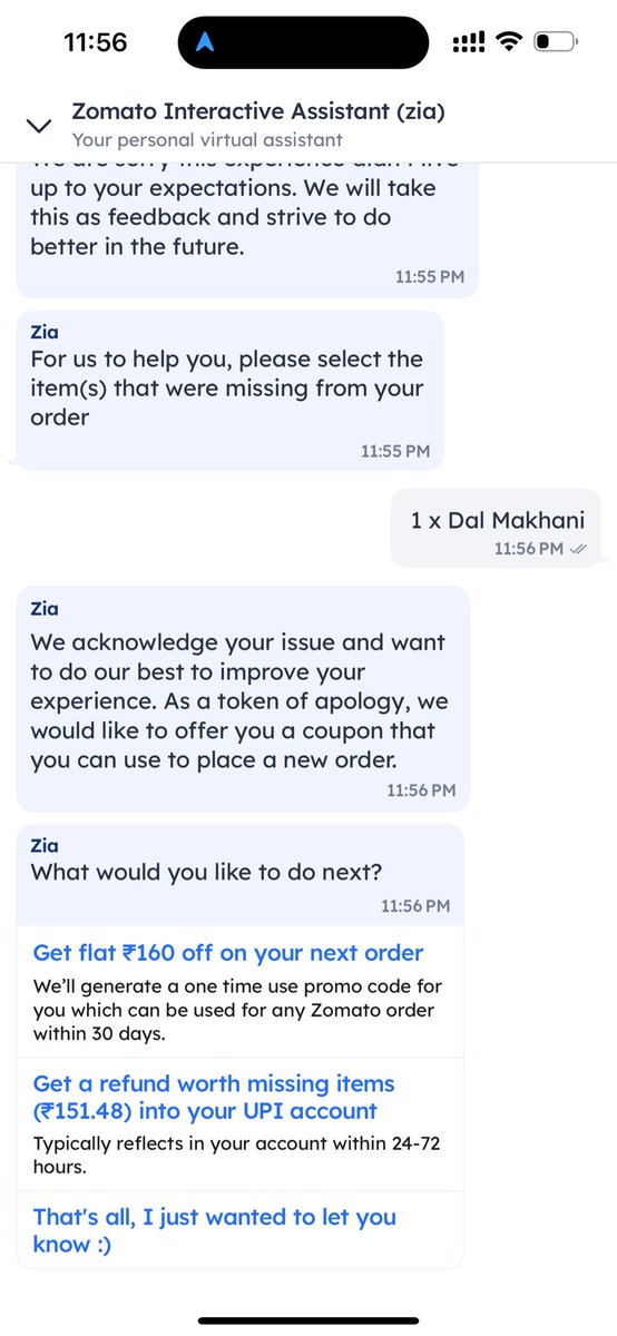 fume_brain's tweet photo. Will force you to choose from 3 options 1. Take lesser amount than order value in Zomato wallet and use it within a month 2. Take even lesser in your payment mode 3. Say thankyou and goodbye. 
Everyone is happy except customer who has no option to left https://t.co/8leM6Hzn6B