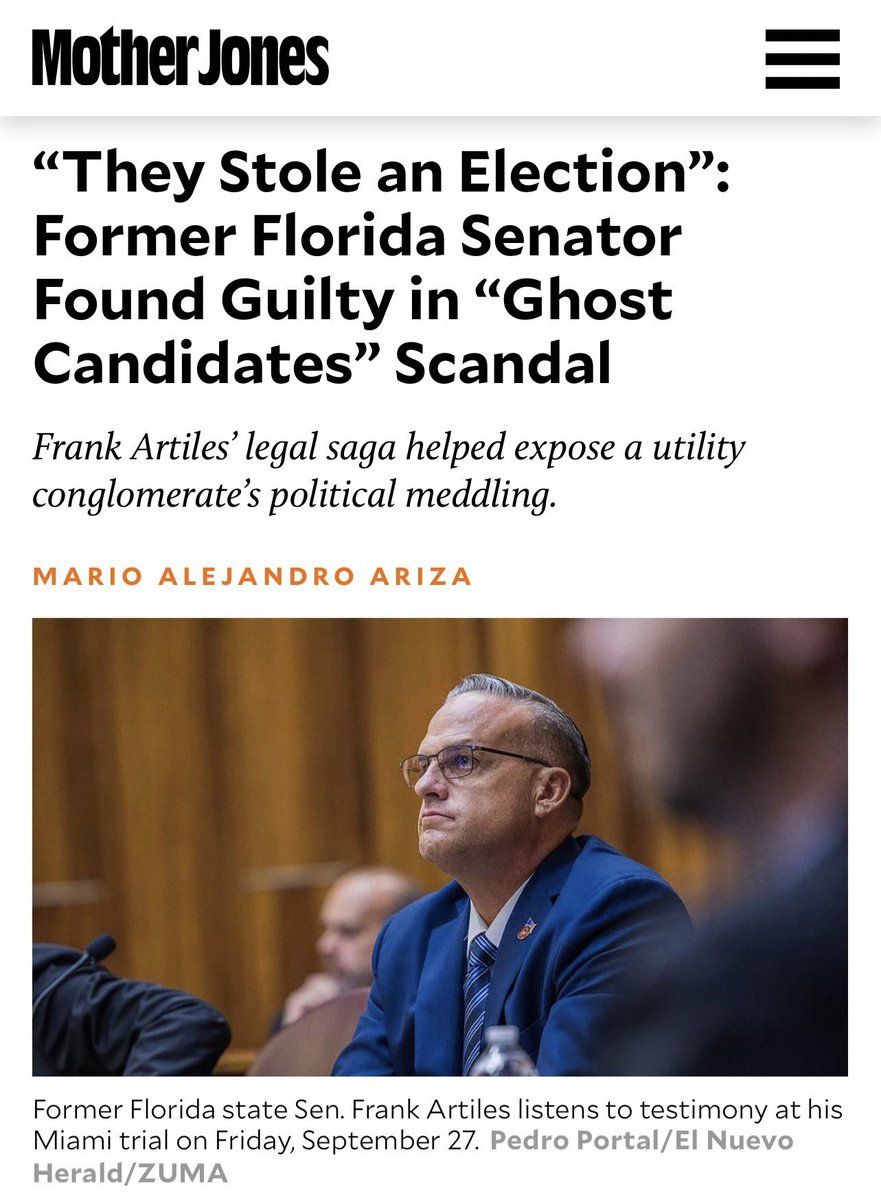 Every Republican accusation of election fraud is a confession. 

And this helped the Florida Senate GOP become the supermajority.

motherjones.com/politics/2024/…