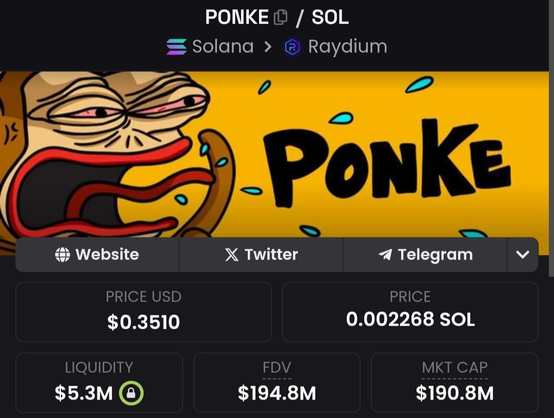 kryptokhronic's tweet photo. Buy $Ponke now; it's poised for a billion-dollar valuation in this #crypto super cycle.  #1000X #memecoin

Buy and hold! #PONKE $SOL https://t.co/lmA7yGwZMj