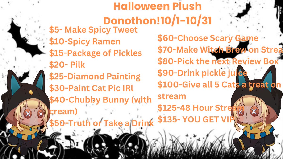 Everyone has been wanting a plushie! Scary games,many streams planned, and Handcams included! Hope to see you all there! #vtubers