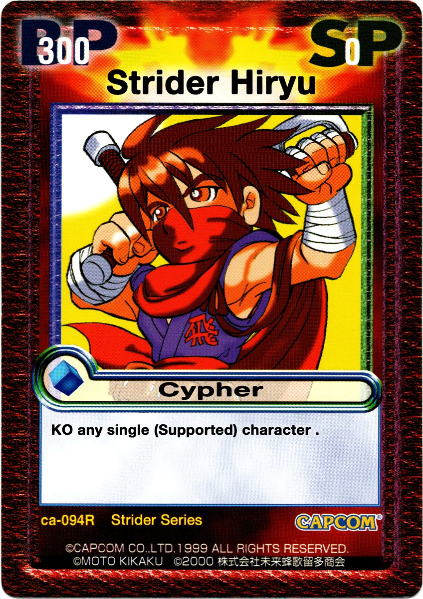 CptKicksville's tweet photo. VERSUS TCG errors fixed:
-Edward Fokker did not have his regional name version of Edward Falcon, which I forgot about. The former is now a Japan Name variant.
-Strider Hiryu mistakenly had series listed as "Power Stone", now corrected.

Thanks to @rjpelonia for the corrections https://t.co/1qFmFO31EO
