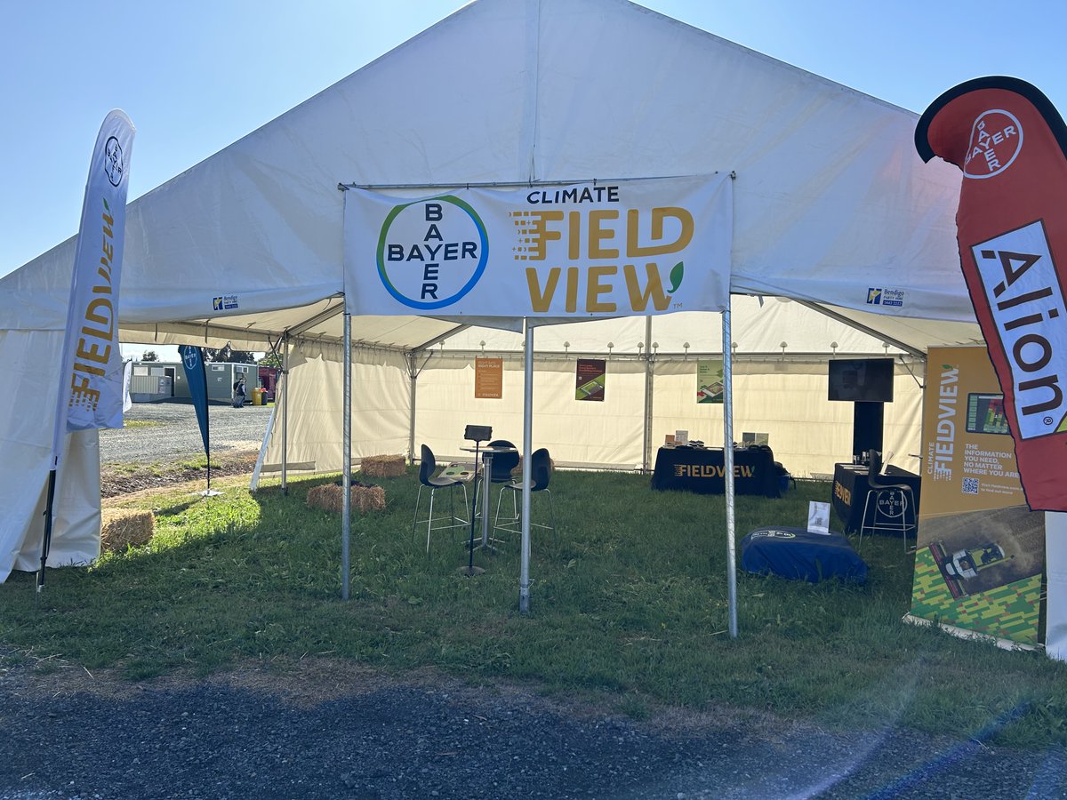 We are all set for Elmore Field Days! Come see us at site #357. Hope to see you there 👋

#ElmoreFieldDay #FieldView #Bayer #DigitalFarming