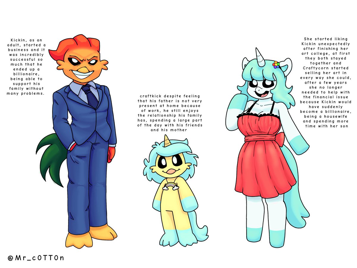 Mr_c0TT0n's tweet photo. I want to try to redesign all the sc in adulthood in my au
#kickinChicken x #Craftycorn #Craftkick #SmilingCritters #SmilingCrittersAU #SmilingCrittersNextGenerations https://t.co/bykm2wvlWS