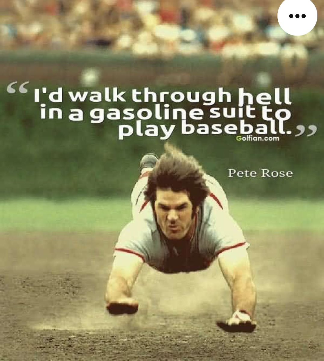 What a competitor…. 🙏 RIP Charlie Hustle <a href="/PeteRose_14/">Pete Rose</a>