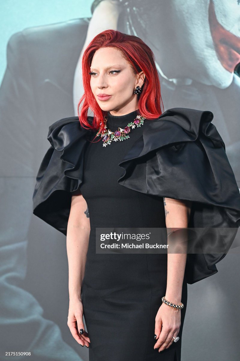 ladygaganownet's tweet photo. Lady Gaga at the "Joker: Folie à Deux" premiere in Los Angeles. https://t.co/xZRFXnDkjY