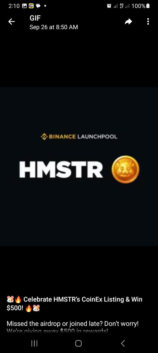 Very good project. I am so impressed for their great work.

#CoinExHMSTRListing
