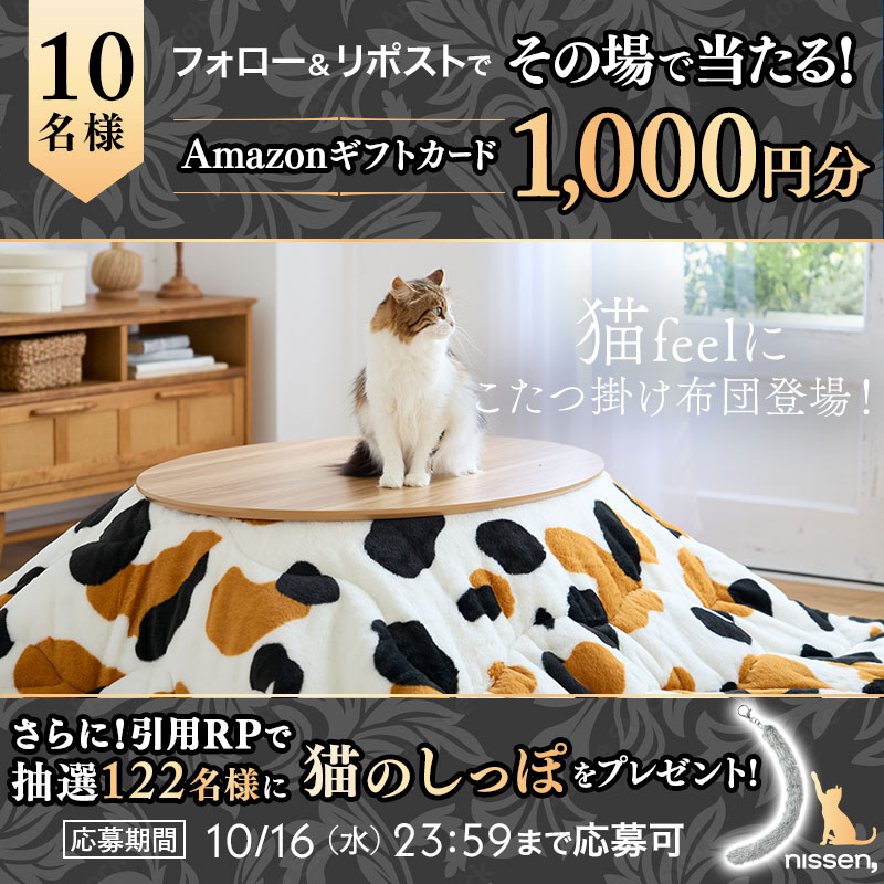 nissen's tweet photo. 🐱その場で当選🐱毎日参加🆗／3日目
#猫feel #キャンペーン
持ち歩ける猫のしっぽ、いかがですか。

Amazonギフトカードが抽選で🎯
①本アカウントをフォロー
②この投稿をRP（10/14 9:59〆）
③当選→即DM

🐱Wチャンス🐱
#猫のしっぽ触りたい 付きの引用RPで
#猫feel のしっぽが当たる！