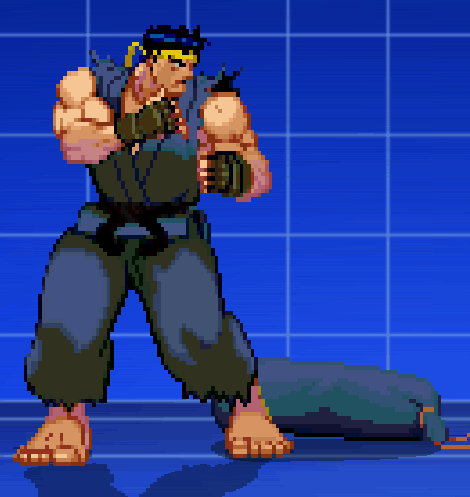 The day before a big fight. The calm before the storm in a way for Ryu, staying light on his feet as he threw several punches, shadowboxing. His muscles tightened and relaxed, letting out several quick breaths.

Never one to be so arrogant to assume his match would be a breeze.