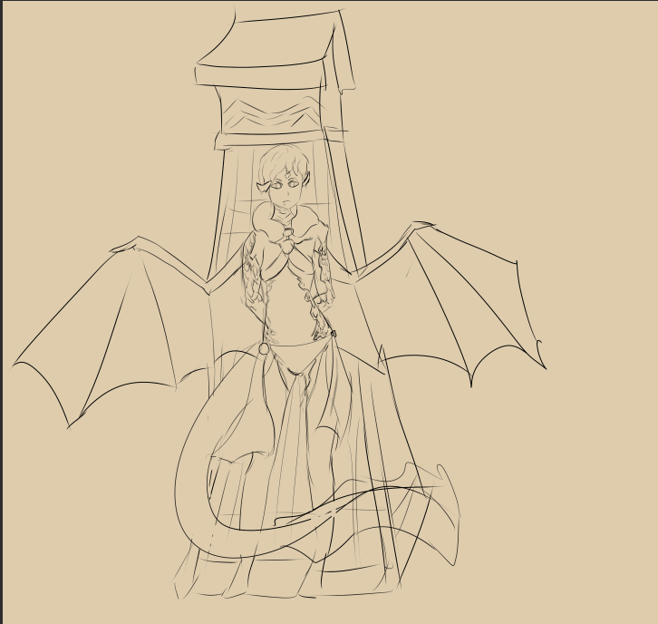 EternalDrakaina's tweet photo. A quick sketch of the shy dragon at an event with so many new people
people are scary
 #lofiartparty https://t.co/aiOer24yKa