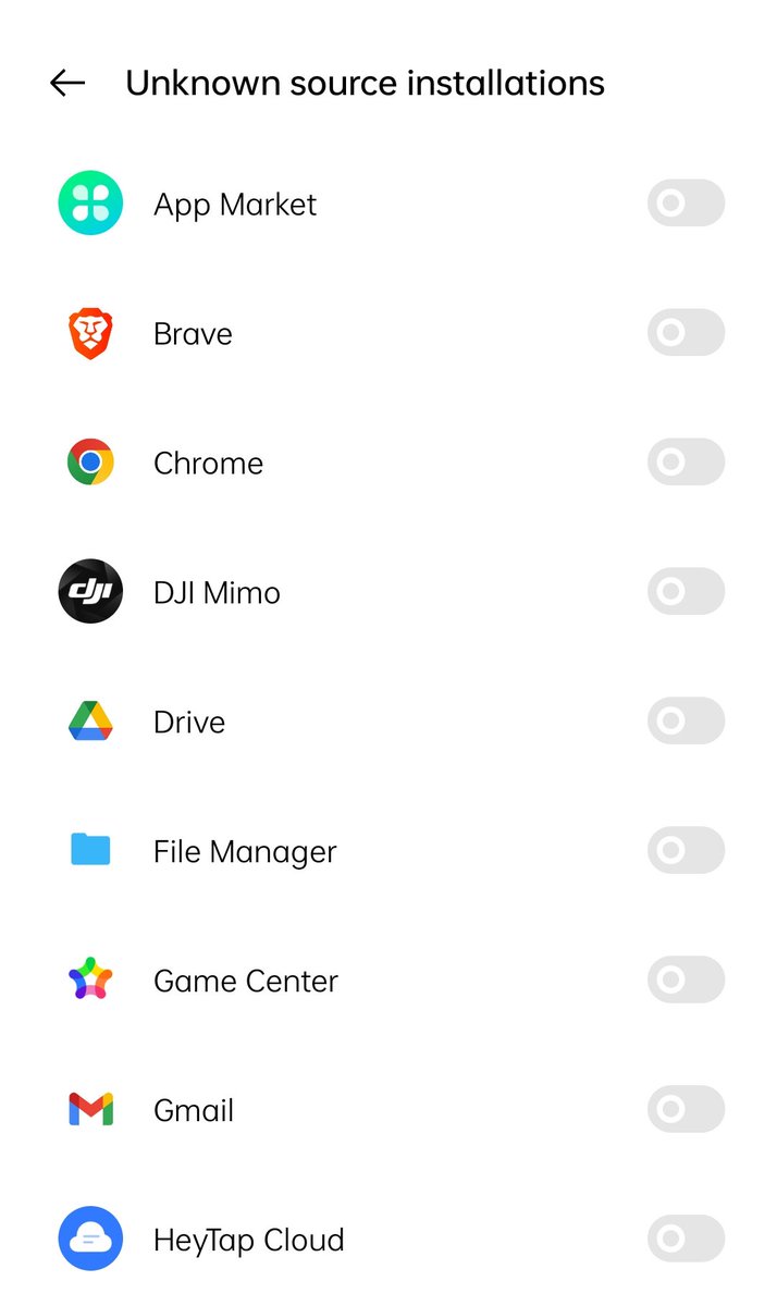 innovacommunity's tweet image. Android safe browsing diaktifkan & unknown install app di disable.
