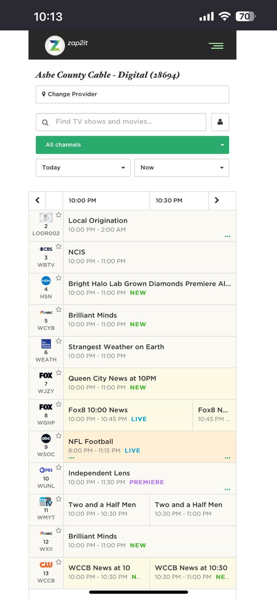 cantnot's tweet image. Why doesn’t #AsheCounty NC Cable carry @wcnc? They carry all the other Charlotte DMA (market) stations, and they are part of the Charlotte market, so they should carry #WCNC. They do carry two other nearby NBC affiliates, WCYB Bristol and WXII Winston-Salem, but I find it curious