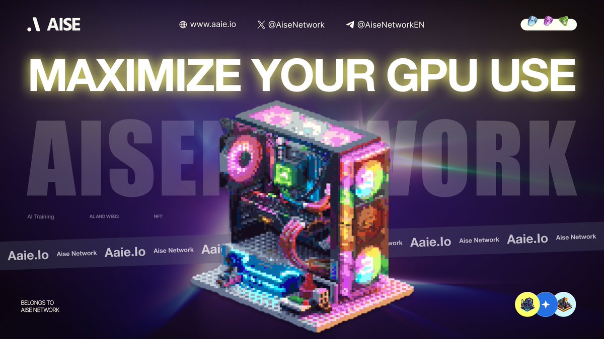 AiseNetwork's tweet photo. 🔥 Power up your GPU like never before with Aise Network! 

💻 Unlock AI training, Web3 innovations, and NFT creation all in one place. 

🌍 Don’t miss out on optimizing your hardware for the future of tech.

🚀 Join us at: https://t.co/hmSf6a7ClB 

#AiseNetwork #GPUBoost #AI #Web3 #NFT #Tech