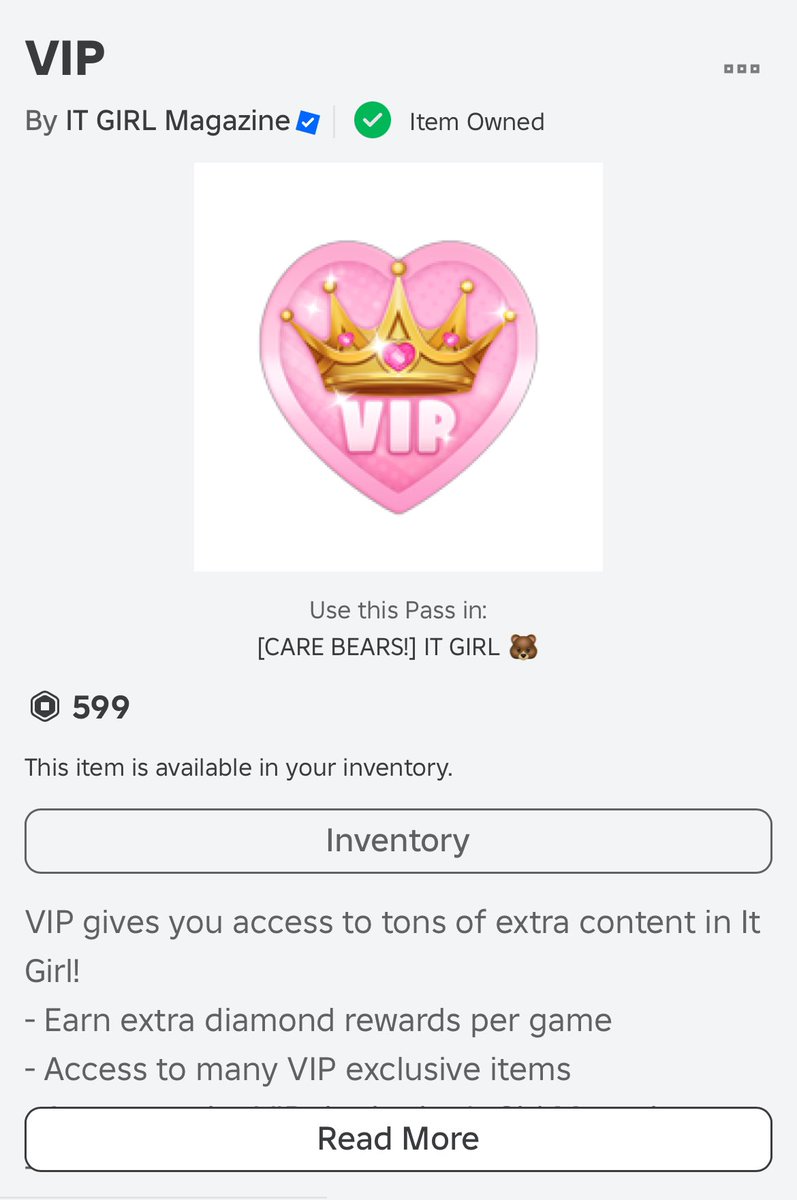 gifting 7 <a href="/ITGIRLRoblox/">IT GIRL</a> vip gamepasses💕

-like and follow! ^^ 

ending in 2 days ✨

#roblox #robloxgame #itgirl