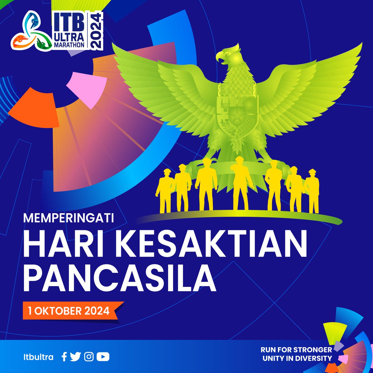 Dalam keberagaman, kita bersatu. Dalam persatuan, kita kuat dan kokoh menyongsong kemajuan. Selamat Hari Kesaktian Pancasila! Mari kita rawat nilai-nilai luhur Pancasila untuk kita dan generasi mendatang.