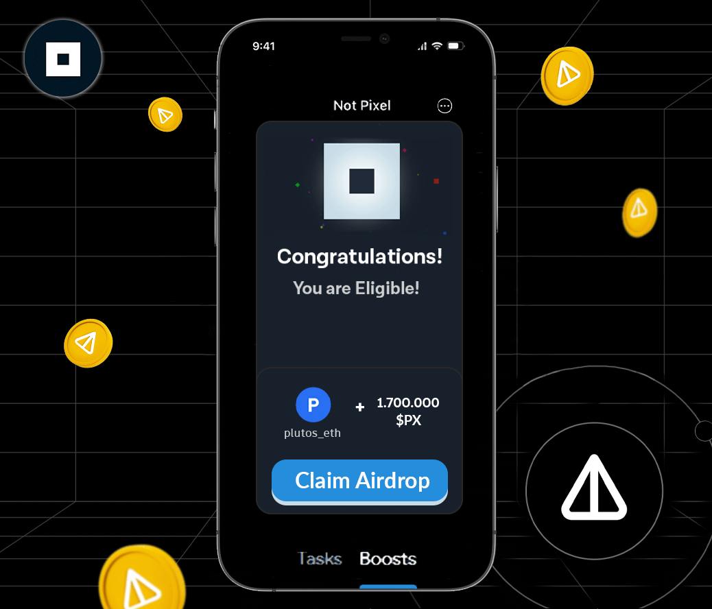 $NOT Pixel Airdrop will be HUGE!

Developed by Notcoin = MASSIVE Rewards!

Cost: FREE.
Time: 1 minutes (per day).
Potential: $500+

Dive into step-by-step $NOT Airdrop Strategy