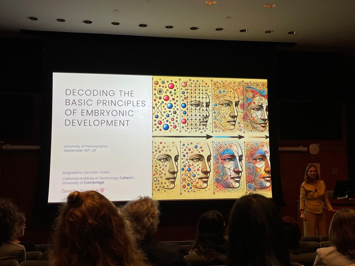 Enjoyed the talk and lunch with Magdalena! 🤩<a href="/ZernickaGoetz/">Magdalena Zernicka-Goetz</a>