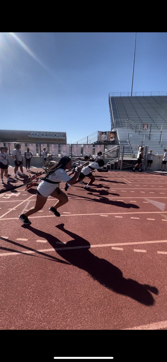 Some Drive phase work for our track athletes during the period today with the new sleds !!