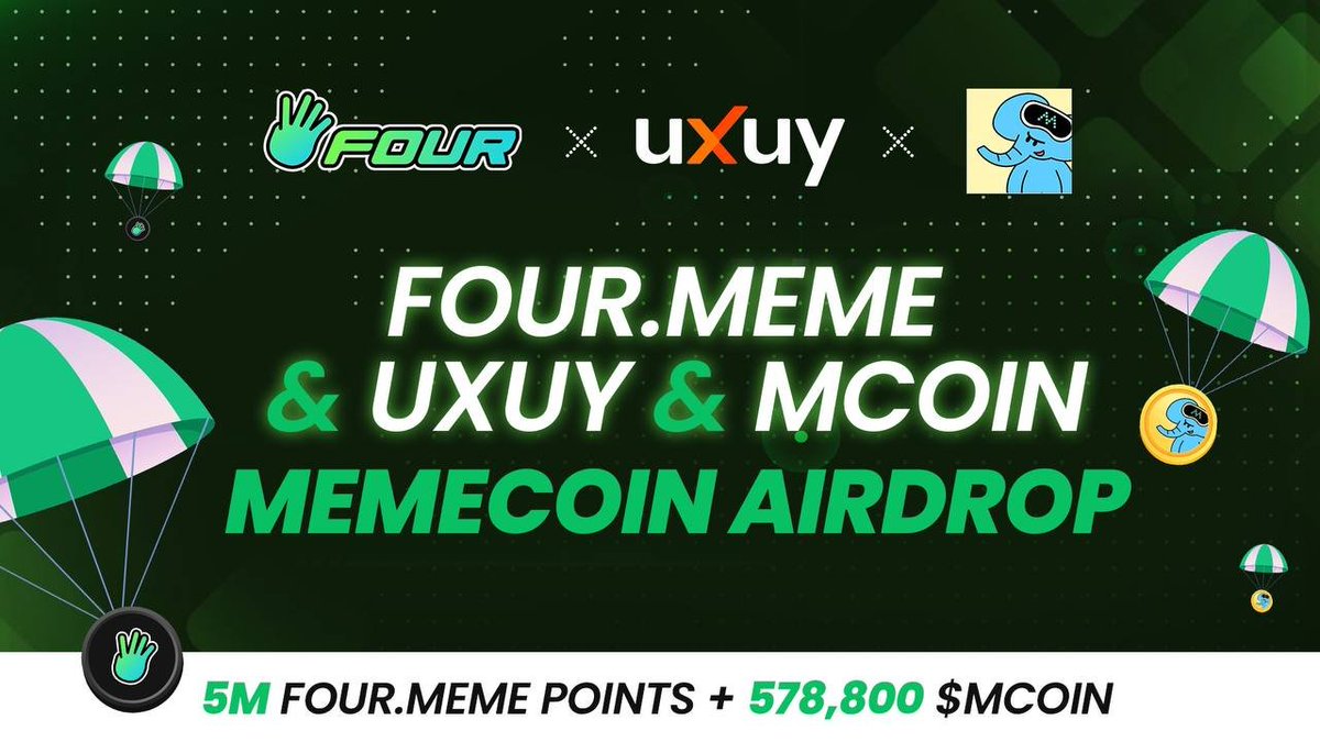 🎉 Airdrop Winners Announced! Big congrats to all the winners of the  https://t.co/xTD9HHiCVY X UXUY X MCOIN Memecoin Airdrop event! Your rewards  have been distributed straight to your wallet.