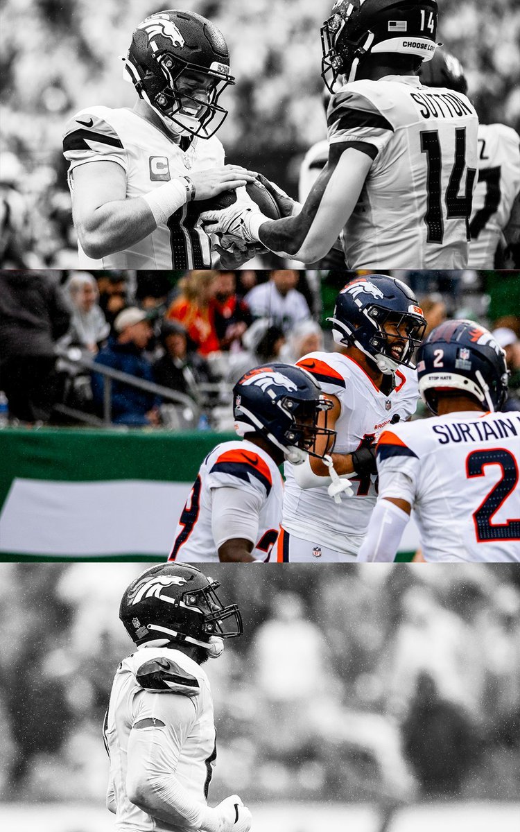 Broncos's tweet photo. Rain or shine. ☔️ https://t.co/t8IvPO9w3W