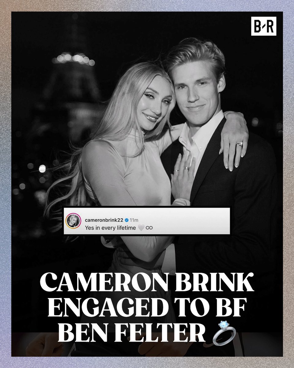BleacherReport's tweet photo. Cameron Brink got engaged to her boyfriend Ben Felter in Paris ❤️ 💍 

( 📸: Lucio Andreozzi Foto) https://t.co/SZS7MzDqTK