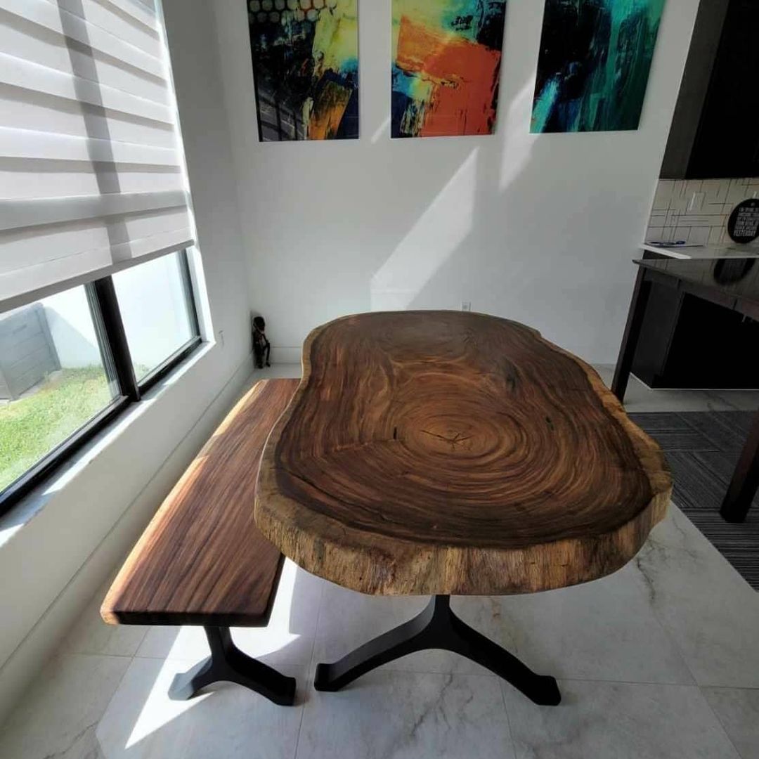 Flowyline_'s tweet photo. Stunning breakfast nook by @liveedgeslabsftl.
Shop Wishbone matching table and bench legs at: https://t.co/ngf7s2E2la
#flowylinedesign #liveedgetabletop #liveedgewood #liveedge #liveedgeslabs #liveedgedesign #customfurnituredesign #customtable #tablelegs https://t.co/dasKxGjiGd