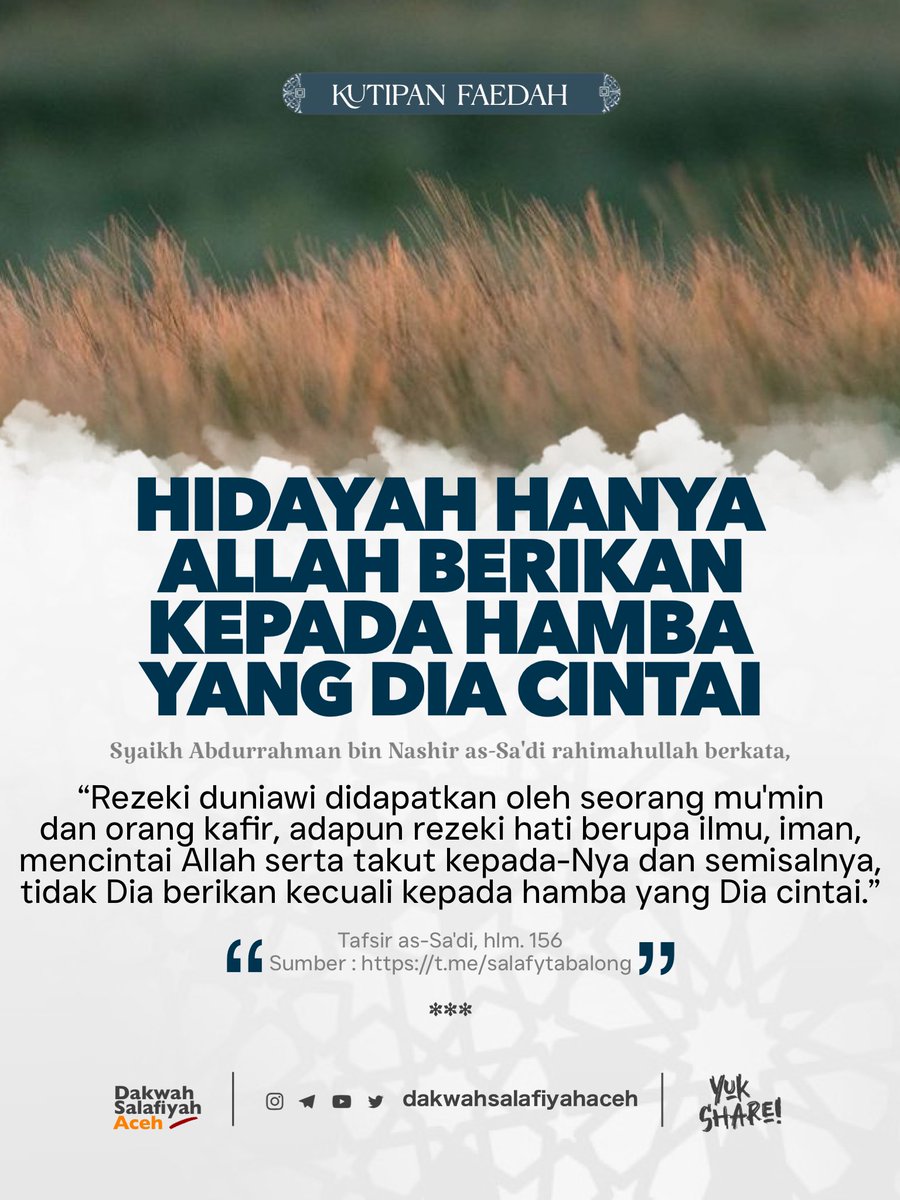 Dakwah Salafiyah Aceh (@salafiyahaceh) on Twitter photo 