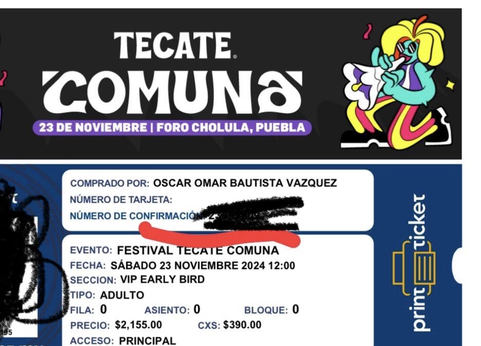 DobleO09's tweet photo. @RicardoBSalinas 
Les pido de su ayuda y comprensión, mi esposa está delicada de salud y si me pudieran apoyar con cualquier cosa que este en sus manos.
Pongo a la venta un boleto VIP para el Tecate Comuna en Cholula el 23 de noviembre.
Info por DM https://t.co/7WODiEsUXB