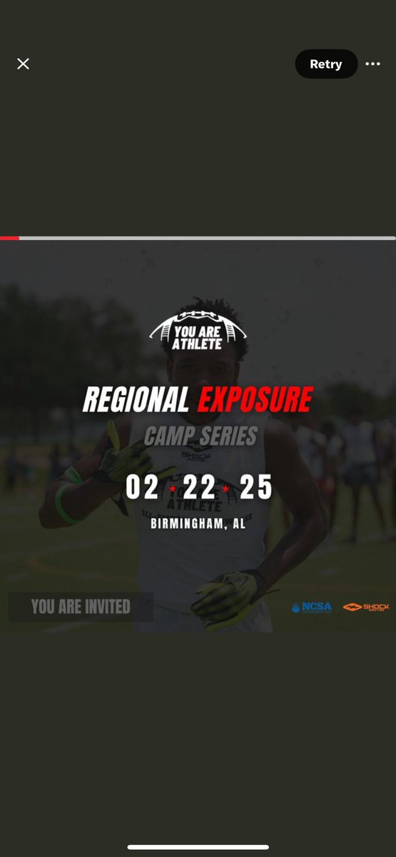I’m highly blessed to receive an invitation to <a href="/youareathlete/">You Are Athlete</a> Regional camp series ❗️can’t wait to show off my talent!!