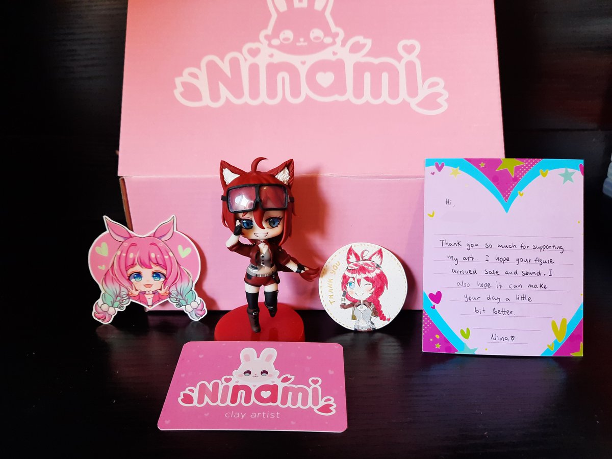 MrLolKitters17 (@mrlolcats17) on Twitter photo Finally set up in a new place that I can show off this amazing figure by <a href="/Ninami_clay/">β‘ Nina β‘</a>, You made my entire year, more than just that day! The meticulous and super cute packaging blew me away but not as much as the figure of Kei herself and the bonus doodle! Thank you so much!! <3 Finally set up in a new place that I can show off this amazing figure by <a href="/Ninami_clay/">β‘ Nina β‘</a>, You made my entire year, more than just that day! The meticulous and super cute packaging blew me away but not as much as the figure of Kei herself and the bonus doodle! Thank you so much!! <3