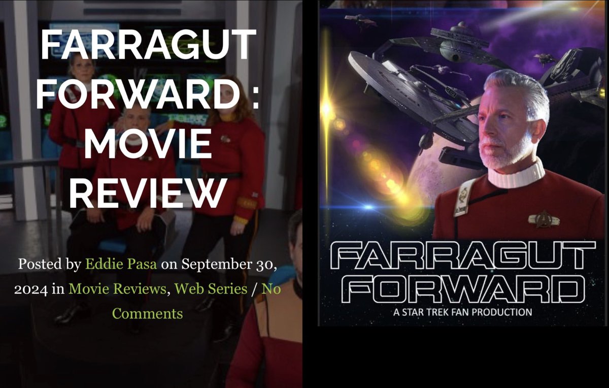 The first review of #FarragutForward is here! Give it a click! 🔥🔥🔥

"This isn’t your ordinary fan film; this is something special. It’s an epic in the making..." 

dcfilmdom.com/2024/09/farrag…

#kaoticastudios #farragutfilms #startrek #fanfilm