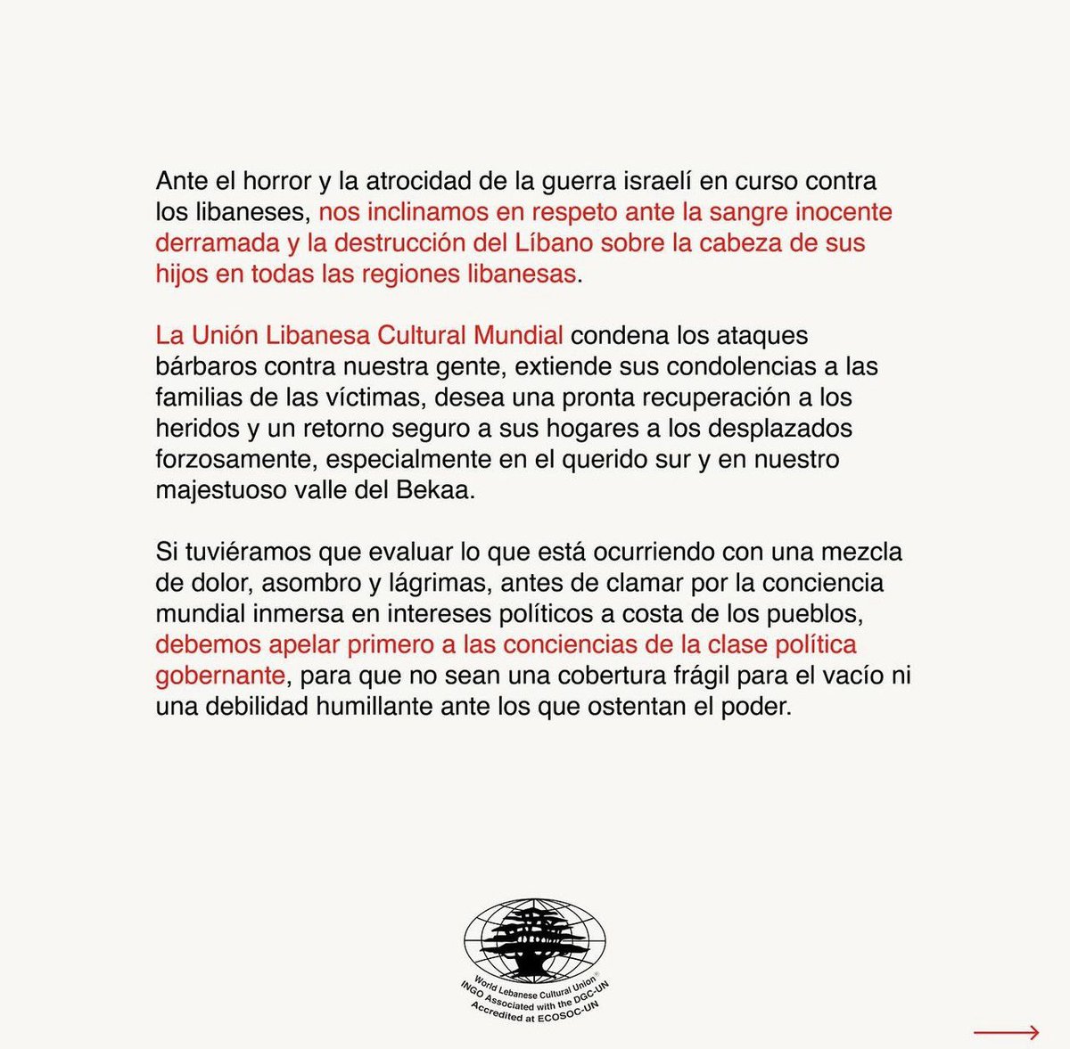 ULCM_MX's tweet photo. Unidos por Líbano 🇱🇧♥️ https://t.co/6fZdVMq3g5