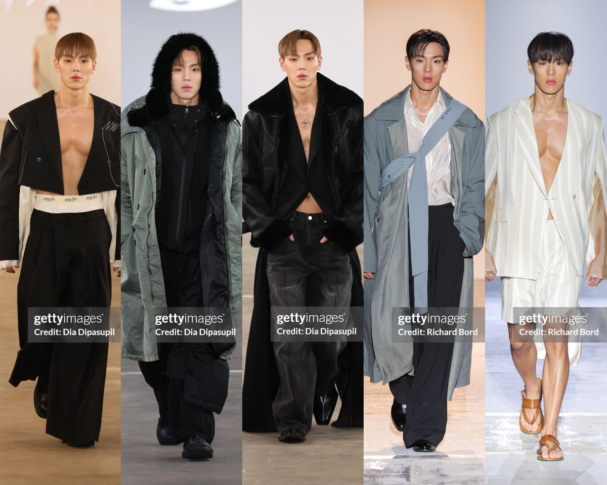 nunugomy's tweet photo. the way Shownu is the only K-pop idol to walk both the NYFW and PFW runway.. and it happened in the same year too! He's making history in K-pop &amp; fashion, so proud of him!!!

#SHOWNUxParisFashionWeek #SHOWNUxConceptKorea https://t.co/uwd6mwgXfn