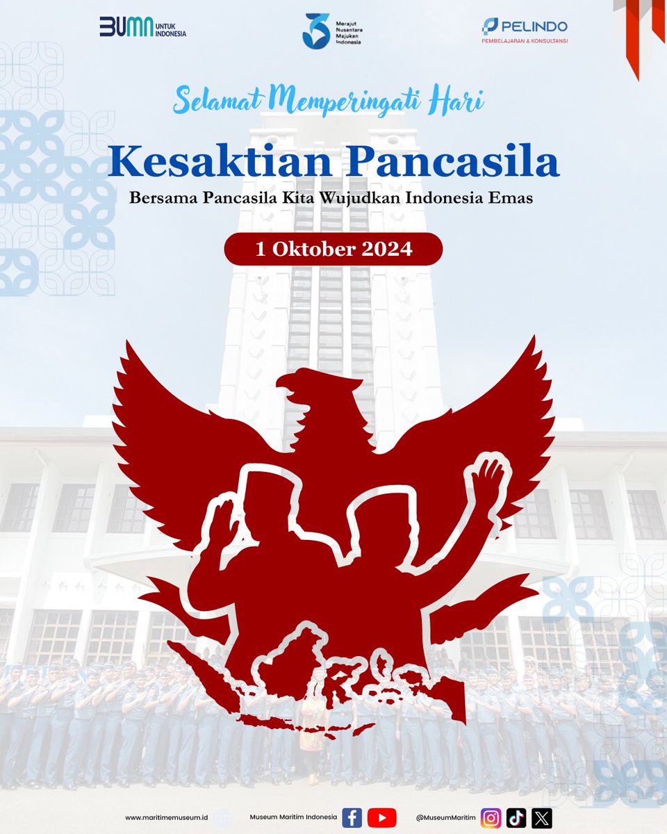 MuseumMaritim's tweet photo. Selamat Memperingati Hari Kesaktian Pancasila https://t.co/8ym6F77vlv