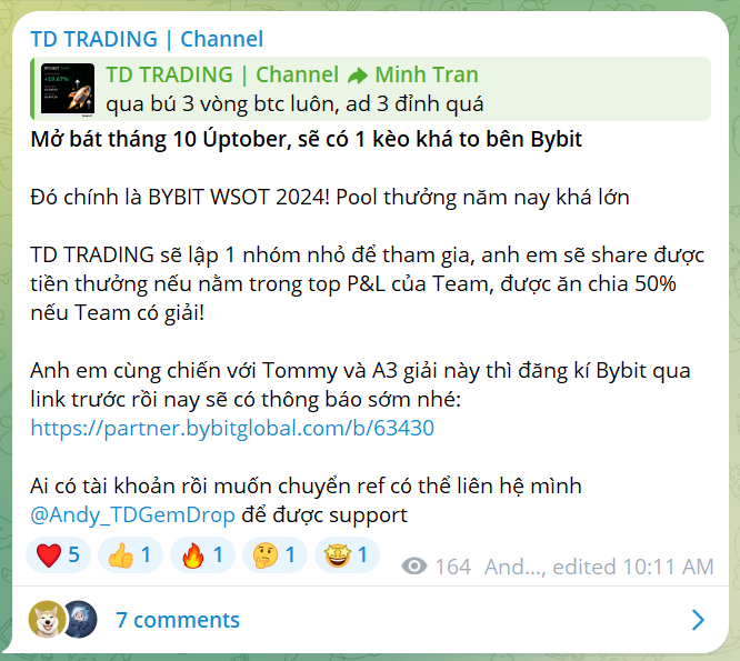 TD TRADING tweet media