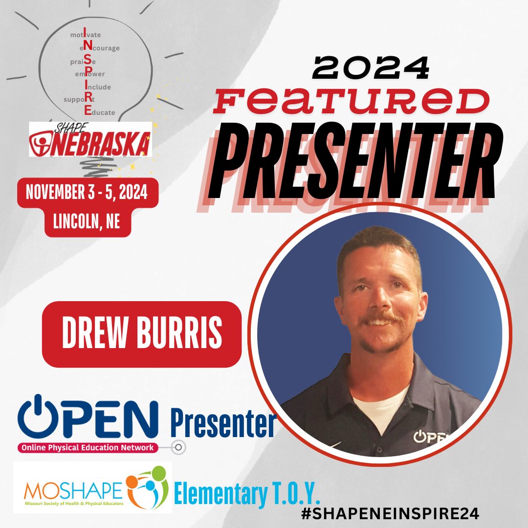 SHAPENebraska's tweet photo. Join us in November for amazing professional development! Here are just a few of the friendly faces we will see! Will we see you? Share your presentation below and register today!  https://t.co/LAnHzo9I2L 
#shapeNEinspire24 #ShapeNE https://t.co/Qs1knEhzA6
