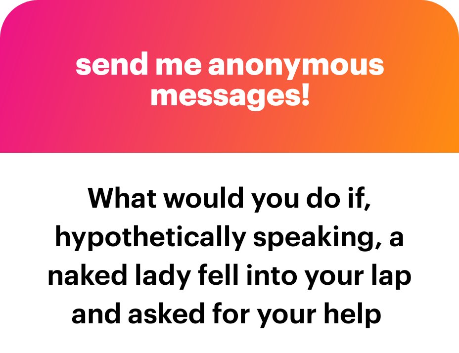 "I'd help, assuming what they want from me isn't anything bad"