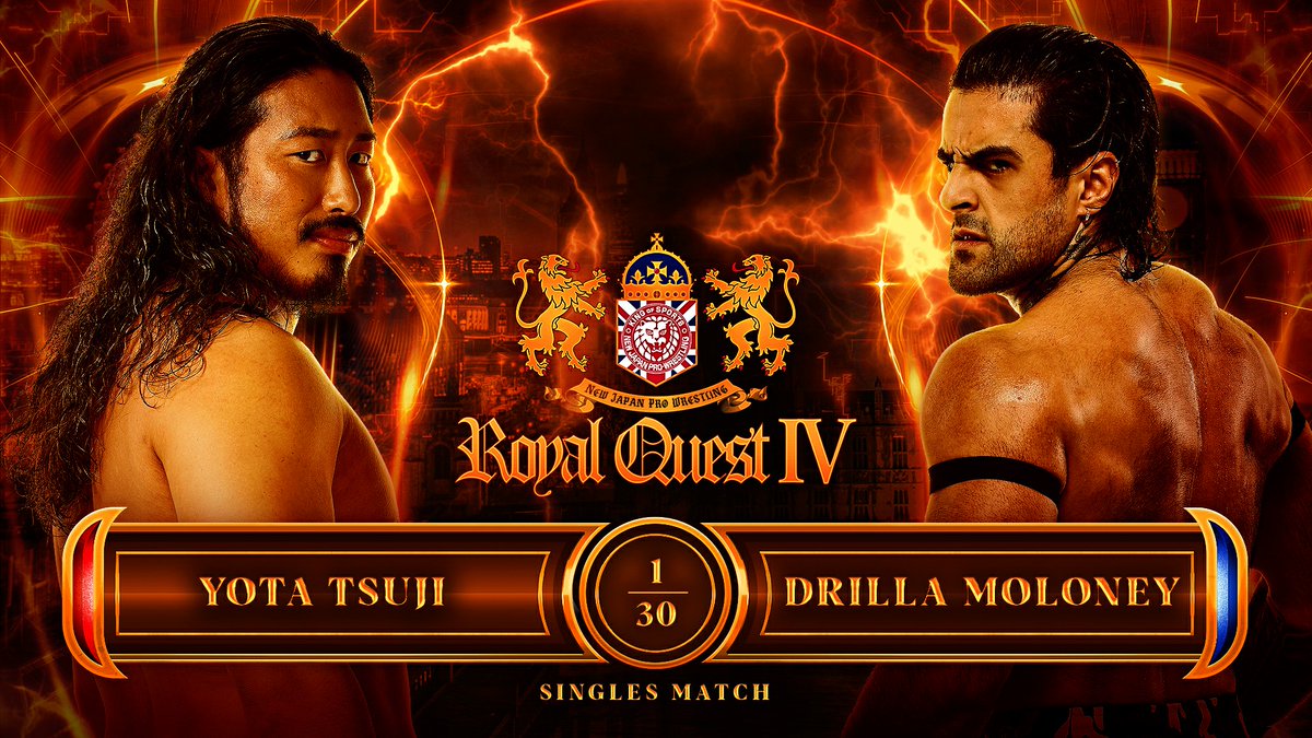 njpwglobal's tweet photo. 🇬🇧🇬🇧🇬🇧🇬🇧🇬🇧
Four more big matches set for #RoyalQuest October 20!
🇬🇧🇬🇧🇬🇧🇬🇧🇬🇧

Callum Newman vs Shota Umino!

Drilla Moloney vs Yota Tsuji!

Kosei Fujita vs Michael Oku!

AZM &amp; Dani Luna vs Mina Shirakawa &amp; Kanji!

👀https://t.co/m6MnZF4alp

TIX: https://t.co/r2kJUMLgzX

#njpw https://t.co/eAEm5wnXcb