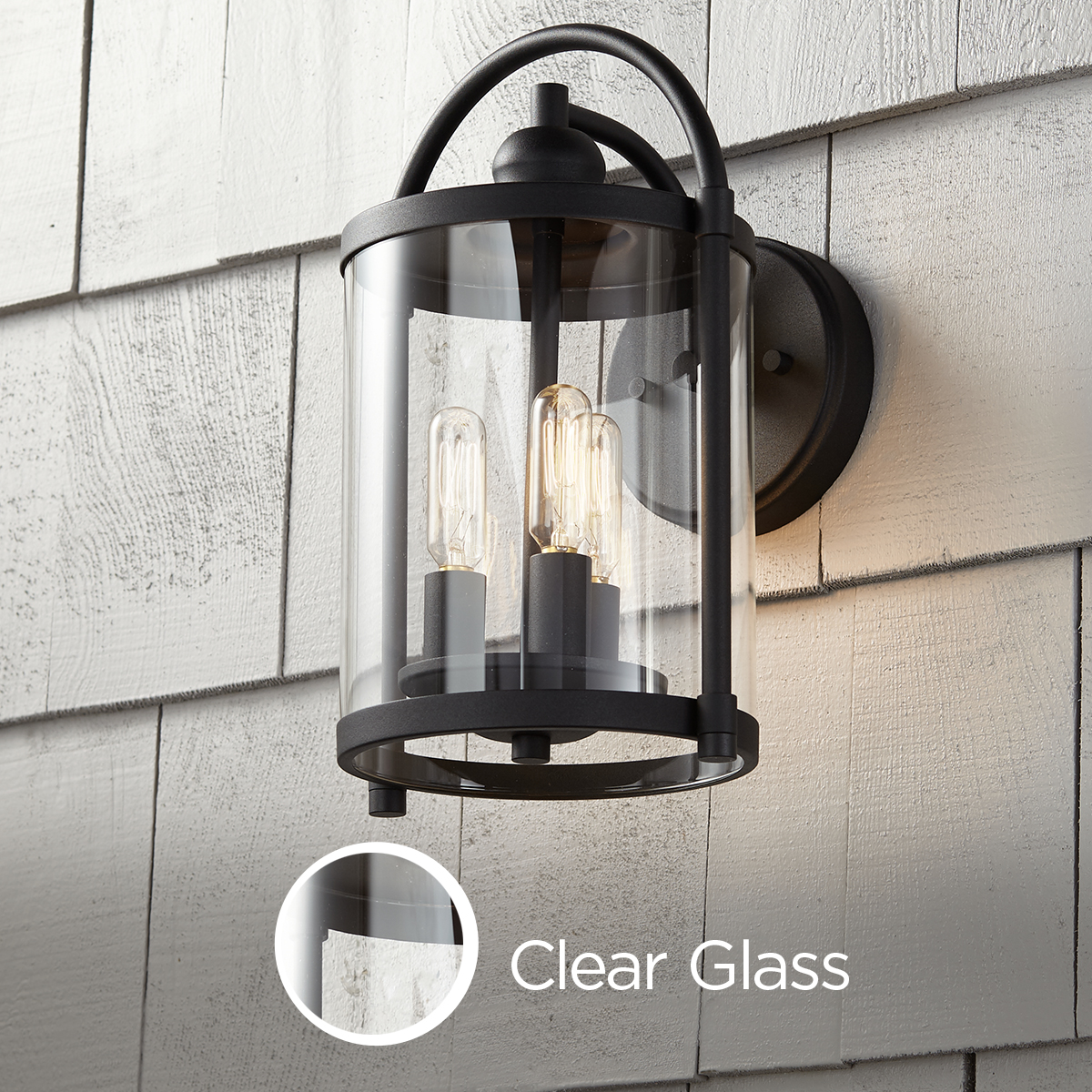 LampsPlus's tweet image. Add a touch of charm to your #exteriorlighting with different #glass types ✨ From #ribbedglass to #frostedglass &amp;amp; more, brighten your #outdoor space with a #glow that’s uniquely yours.

Shop #outdoorlighting: bit.ly/3PJUvoN

#myLampsPlus #clearglass #outdoorwalllight