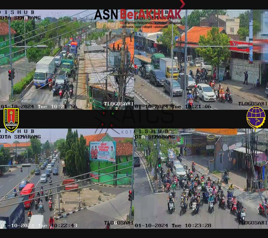 10.23 WIB , Lalin Simp. Tlogosari terpantau ramai lancar dari arah Barat maupun Timur dan kaki simpang lainnya. Cuaca cerah, selamat beraktivitas &amp; Patuhi Rambu Lalu Lintas

#lalinSMG
@mbakitasmg
@dishubkotasmg

#lalinsmg
#atcskotasmg
#Semarang
#pemerintahkotasemarang
