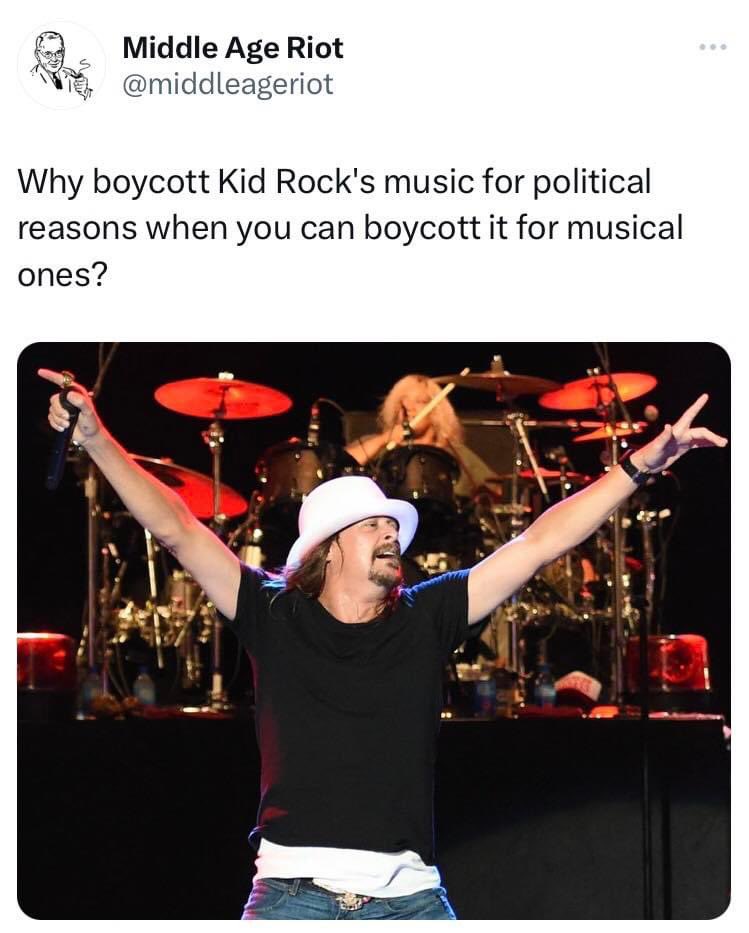 mermchel's tweet image. #KidRock #MAGACultMorons #WeirdGOP