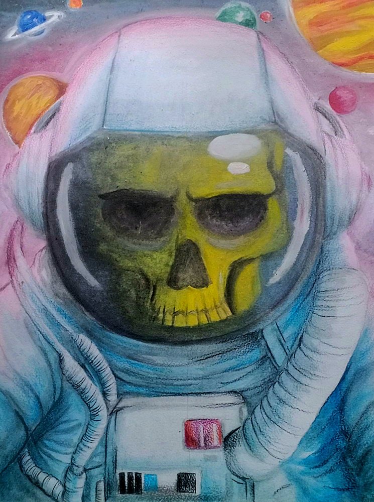 Death in Andromeda - en acuarelas 
#ilustration #space #art