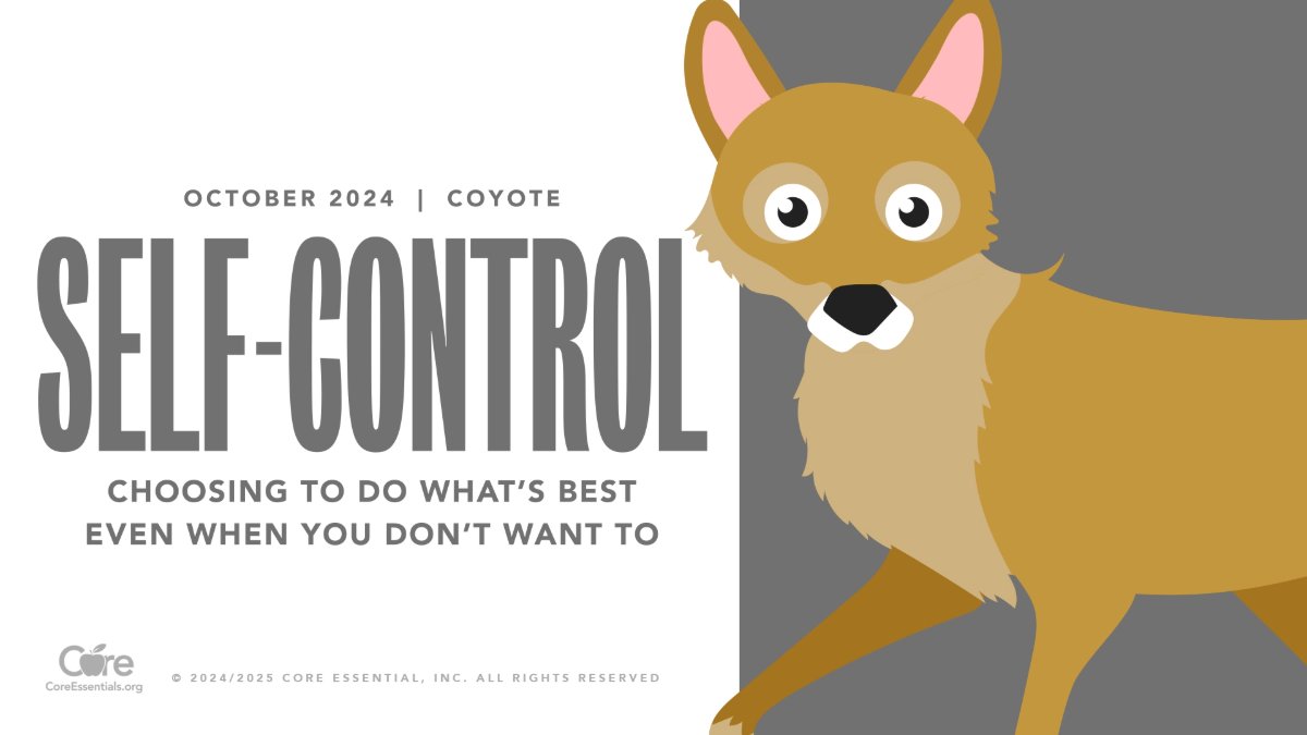 Our core value this month is self-control. Self- control involves not only waiting for something but also doing so with a cheerful and positive mindset.

#Selfcontrol #CEValues #CoreEssentials