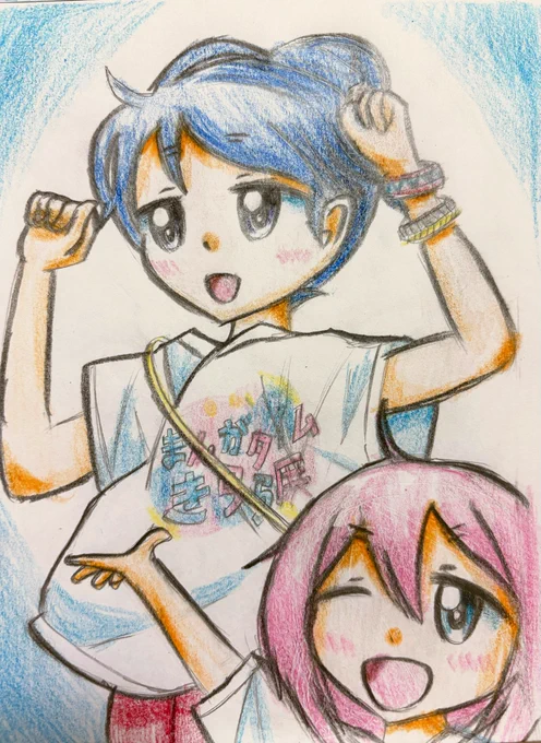 #見た絵師さん強制初投稿の絵と今の絵を比べる上手くなってないけど画風は可愛くなったよw 