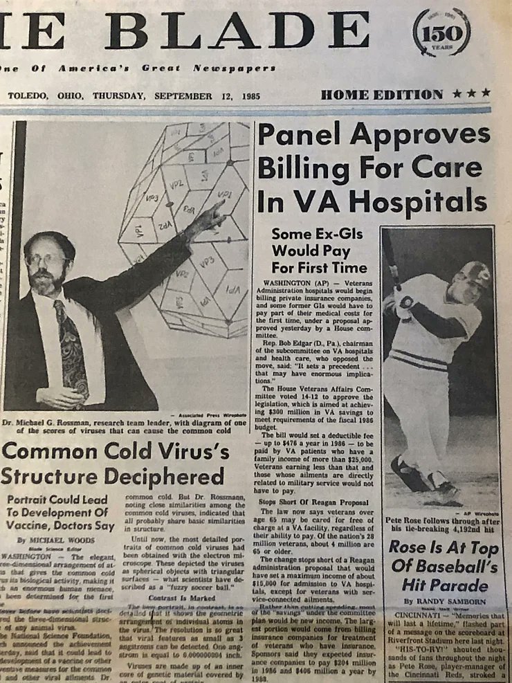 Despite the greatness of the Big Red Machine, I was never a fan of Pete Rose or the Cincinnati Reds, but I was there for <a href="/toledonews/">The Blade</a> when Rose broke Ty Cobb's record on Sept. 11, 1985.